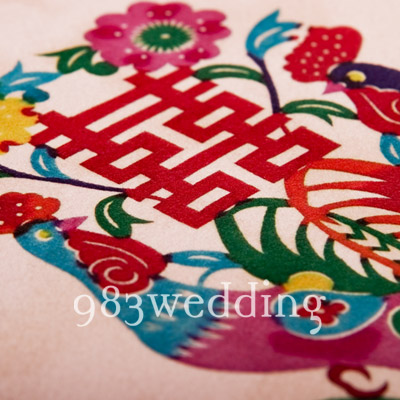 Double Happiness Printable Flock Design - Details 01