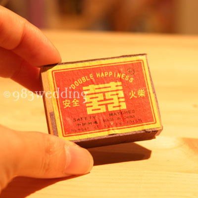 wedding invitation matchbox