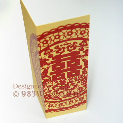 Birds and Double Happiness Invite