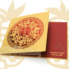 Double happiness Wedding Invitation