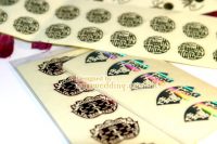 Double Happiness Wedding Stickers