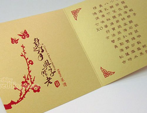 Be Together Wedding Menu