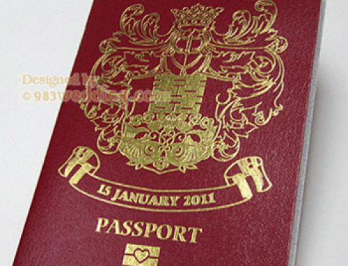 Passport Wedding Invitations