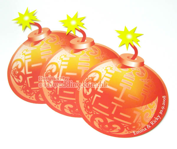 red bomb - card front