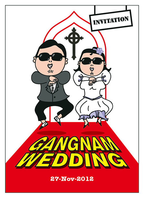 Details of the design - Gangnam Style Parody