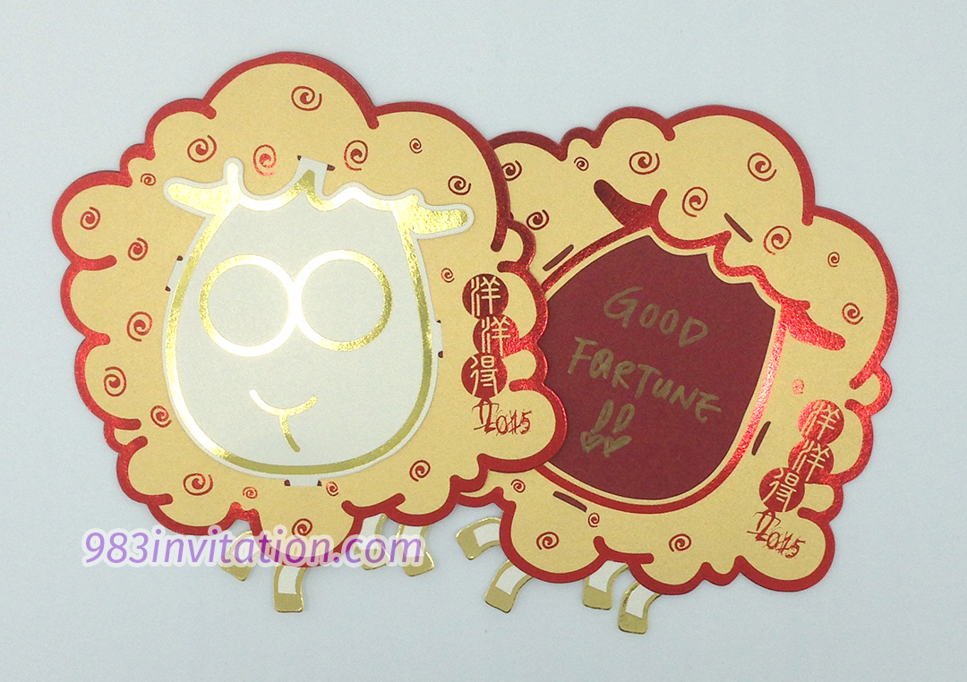 write your blessing in the envelop